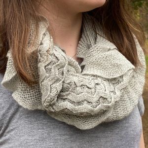 Grey Infinity Scarf